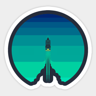 Into The Out Space Sticker